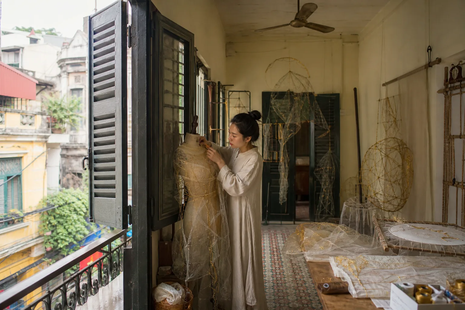 Small independent embroidery & wearable art studio in Hanoi, Vietnam